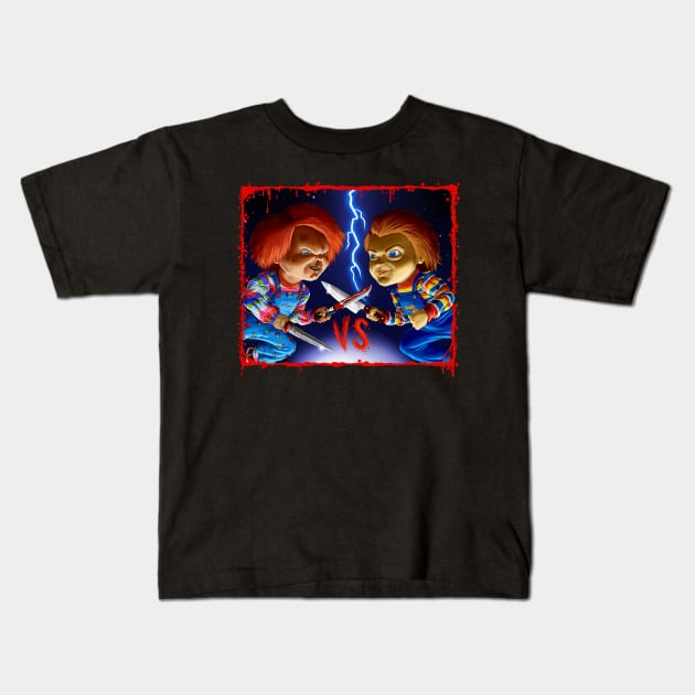 Chucky VS Buddi Kids T-Shirt by sk8rDan